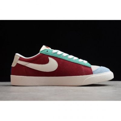 Nike Blazer Low Qs Kırmızı / Sarı / Yeşil Kaykay Ayakkabı Türkiye - QAK5RMZC